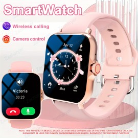 Ladies' Smartwatch, Wireless Communication, App-Controlled, Fitness Monitoring, Multi-Sport Mode, Sleep Monitoring And Long Battery Life, Fitness Monitoring, Change Wallpaper, For IPhone/Andriod