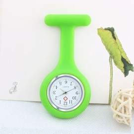 Colorful Silicone Nurse Pocket Trend Pocket Watch Simple Hanging Watch Quartz Jelly Watch Pendant Bag Accessories