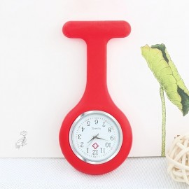 Colorful Silicone Nurse Pocket Trend Pocket Watch Simple Hanging Watch Quartz Jelly Watch Pendant Bag Accessories