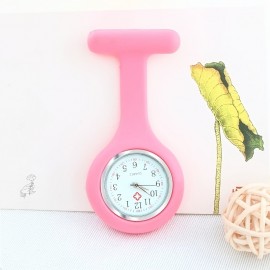 Colorful Silicone Nurse Pocket Trend Pocket Watch Simple Hanging Watch Quartz Jelly Watch Pendant Bag Accessories