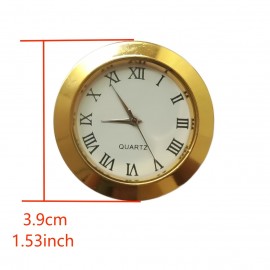 Round Pointer Quartz Clock Non-Ticking Battery Operated Analog Clock For Refrigerator Desk Car Decoration Office