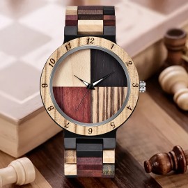 Top Luxury Business Quality Wood Wristwatch Special Design Simple Casual Fashion Vintage Men's Wooden Watch