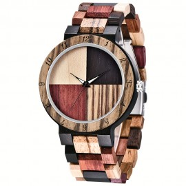 Top Luxury Business Quality Wood Wristwatch Special Design Simple Casual Fashion Vintage Men's Wooden Watch