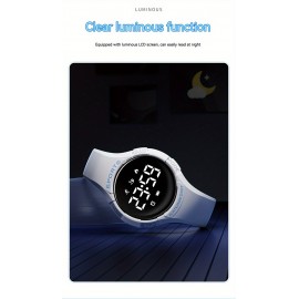 Men's Multifunction Watches, Alarm, Pedometer, Stopwatch, Countdown Student Sport LED Watch