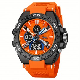 Stryve Men's 5ATM Waterproof Digital Analog Dual Displaying Sports Watches