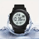 Trendy Men's Sports Watch with Luminous Display, 24-Hour Digital Time, Durable PVC Band - Perfect for Teens & Outdoor Activities