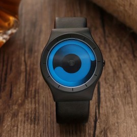 Black Strap + Blue Dial