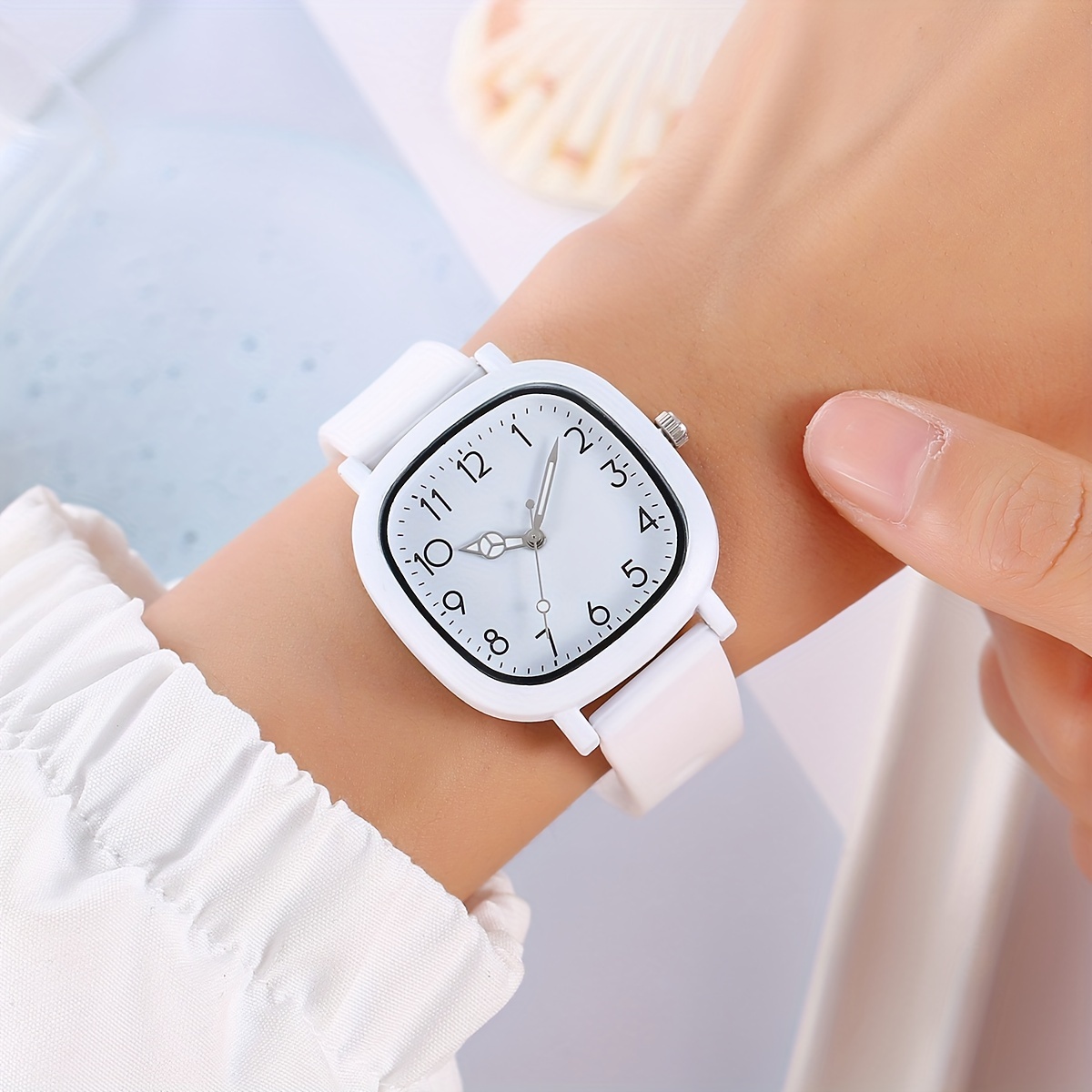 casual   pointer quartz watch candy color fashion analog silicone wrist watch for women daily use details 2