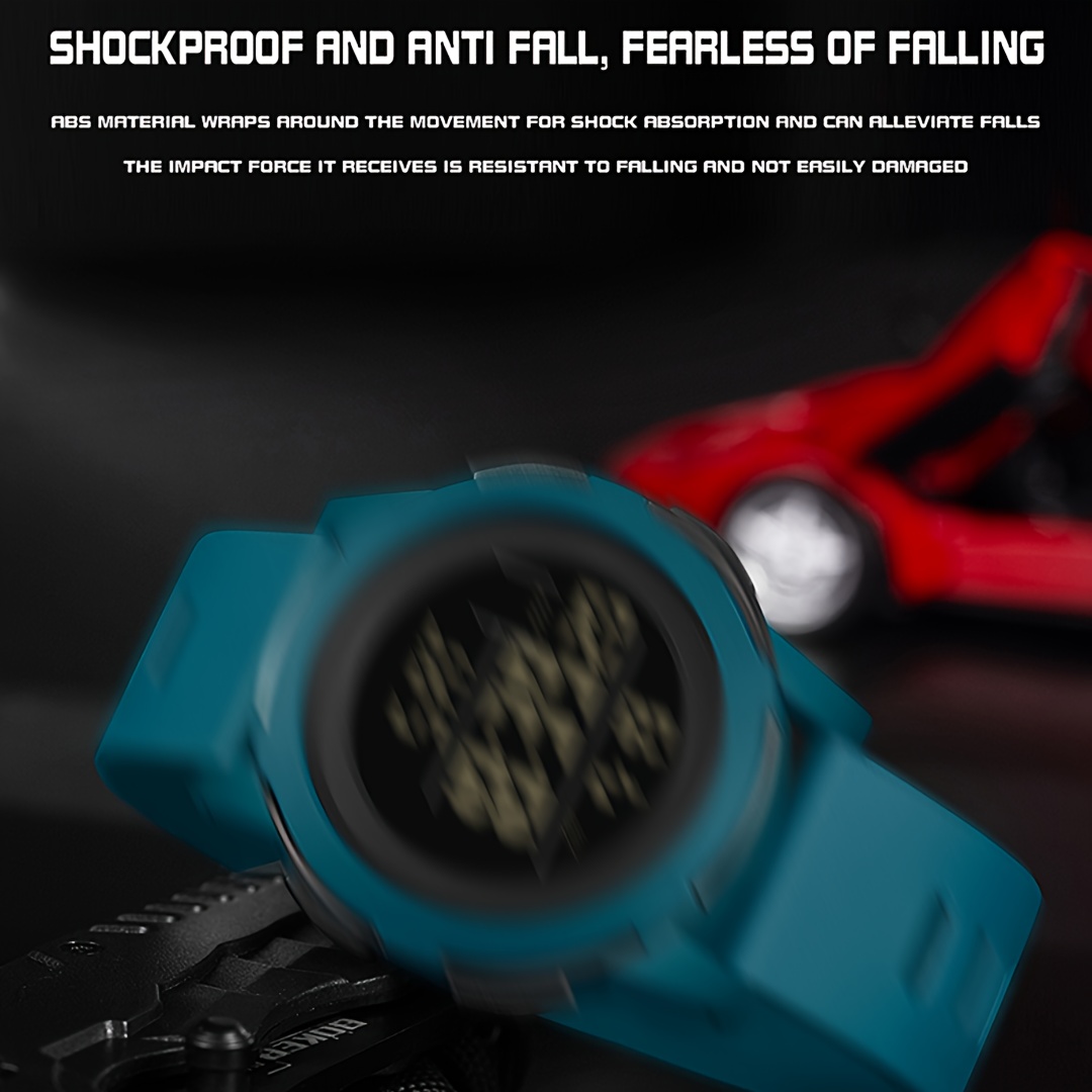 mens sports watches stopwatch alarm 12 24h outdoor wristwatch for running swimming details 6