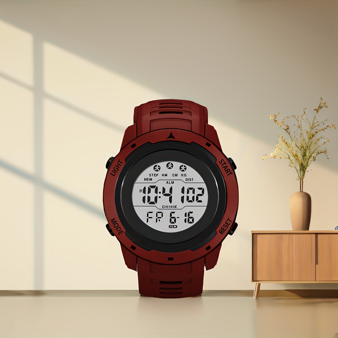 multifunctional sports watch for teenagers with night light alarm clock suitable for boys and girls details 4