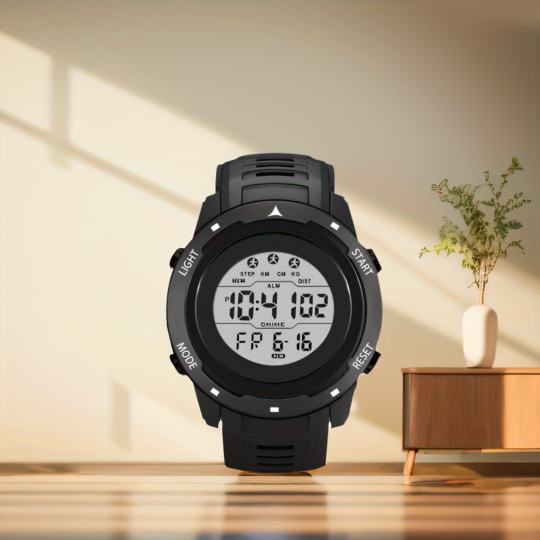 multifunctional sports watch for teenagers with night light alarm clock suitable for boys and girls details 7